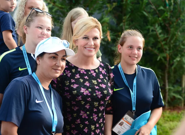 Predsjednica Grabar-Kitarović na finalu 29. Plava laguna Croatia Open Umag
