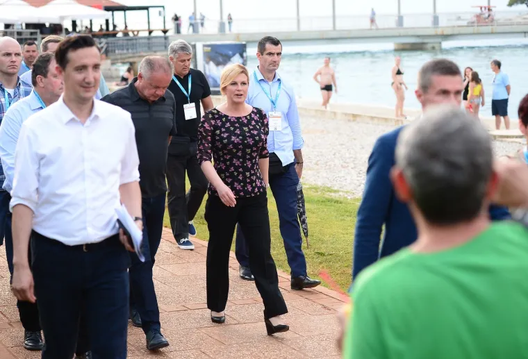 Predsjednica Grabar-Kitarović na finalu 29. Plava laguna Croatia Open Umag