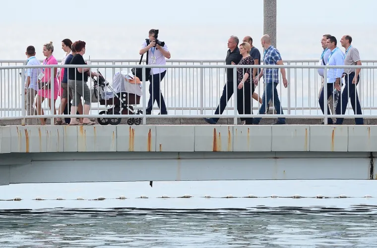 Predsjednica Grabar-Kitarović na finalu 29. Plava laguna Croatia Open Umag