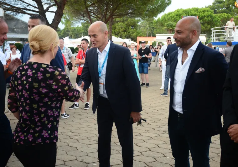 Predsjednica Grabar-Kitarović na finalu 29. Plava laguna Croatia Open Umag