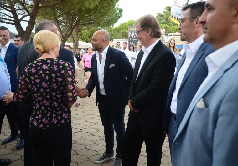 Predsjednica Grabar-Kitarović na finalu 29. Plava laguna Croatia Open Umag