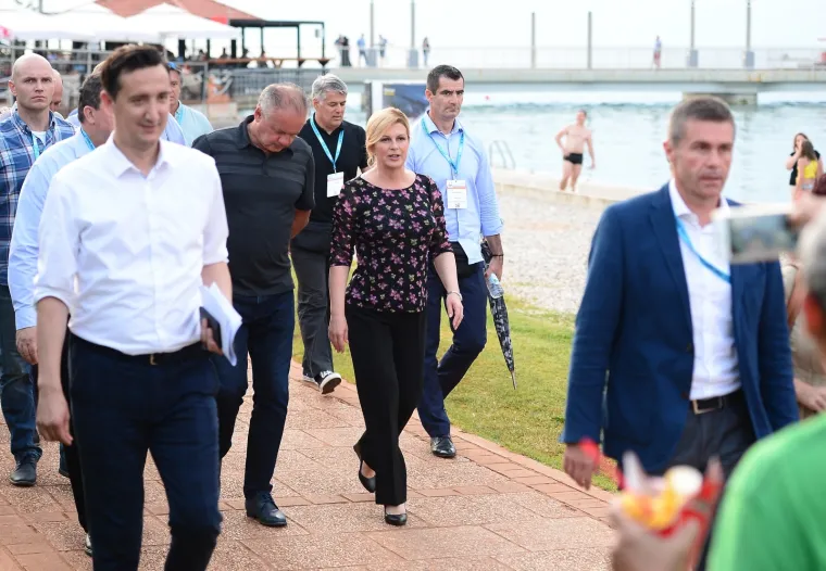 Predsjednica Grabar-Kitarović na finalu 29. Plava laguna Croatia Open Umag