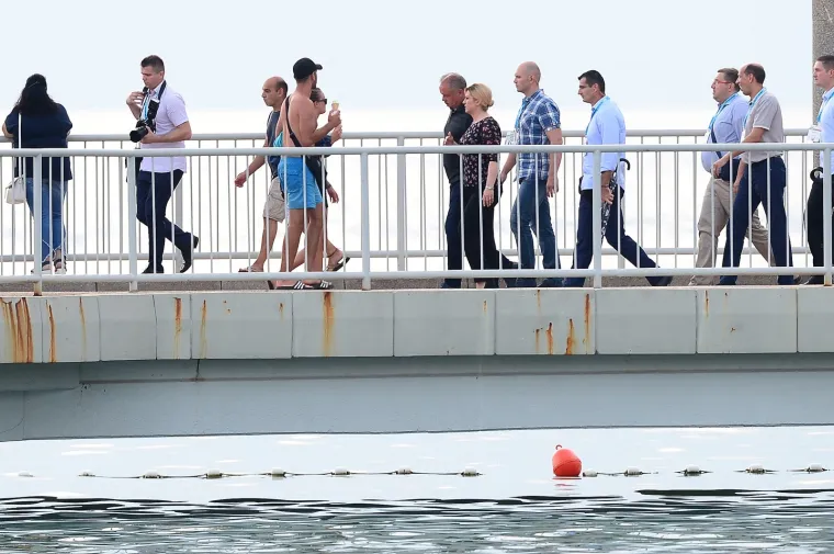 Predsjednica Grabar-Kitarović na finalu 29. Plava laguna Croatia Open Umag