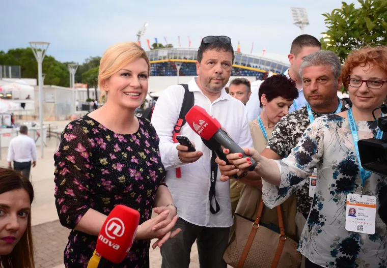 Predsjednica Grabar-Kitarović na finalu 29. Plava laguna Croatia Open Umag