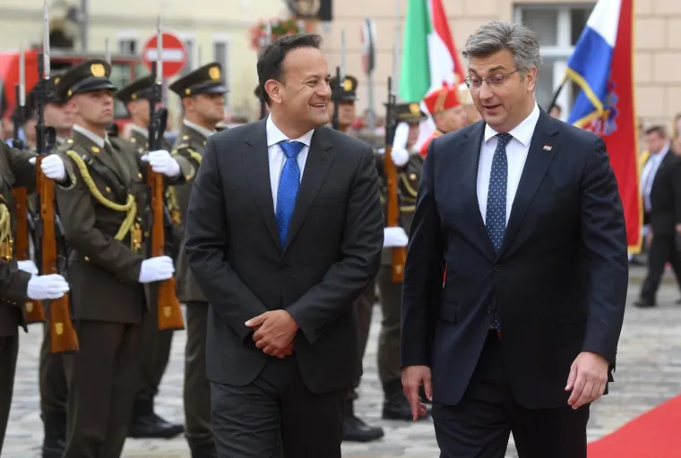 Andrej Plenković sastao se s predsjednikom Irske Leom Varadkarom