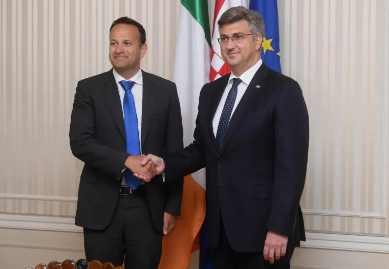 Andrej Plenković sastao se s predsjednikom Irske Leom Varadkarom