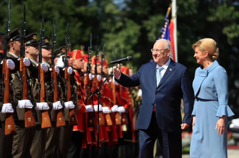 Predsjednik Države Izrael Reuven Rivlin na Pantovčaku