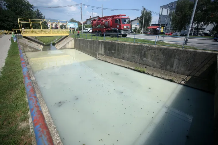 ŠTO SE TO DOGODILO S POZNATIM ZAGREBAČKIM POTOKOM? Voda je mutna, a površinom plutaju uginule ribe