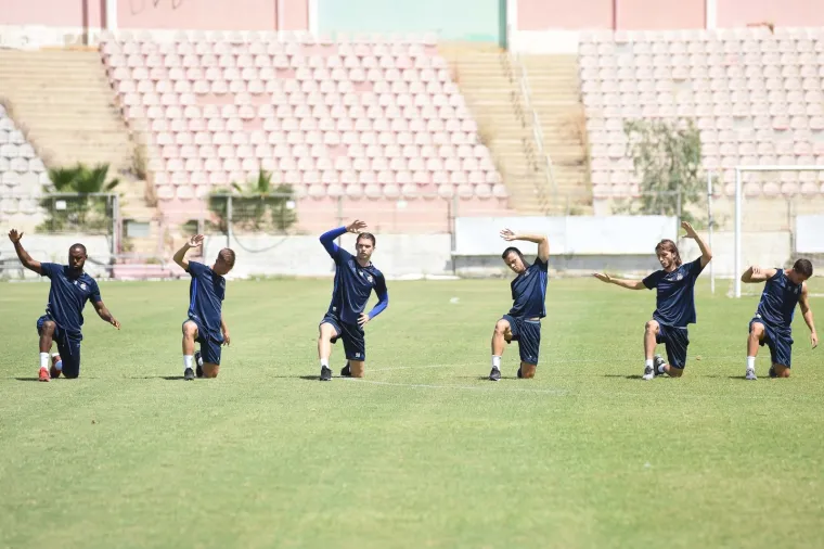 PRILAGODBA NA PUSTINJSKE UVJETE: Dinamovci trenirali i na dan utakmice s Hapoelom; 'Ni&scaron;ta ne prepu&scaron;tamo slučaju'