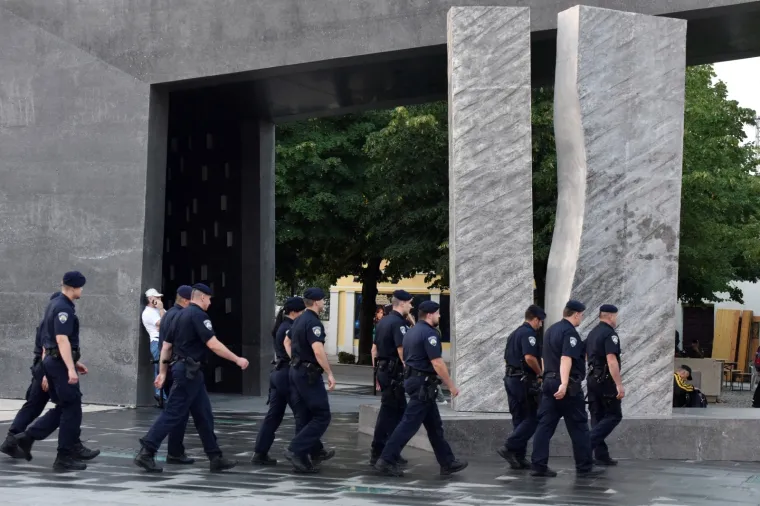 Policijsko osiguranje na obilježavanju 23. obljetnice vojno-redarstvene operacije Oluja