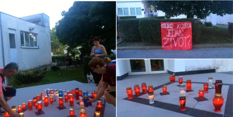 'Koliko ko&scaron;ta jedan život?' Pred poglavarstvom u Zapre&scaron;iću okupilo se oko 200-tinjak ljudi