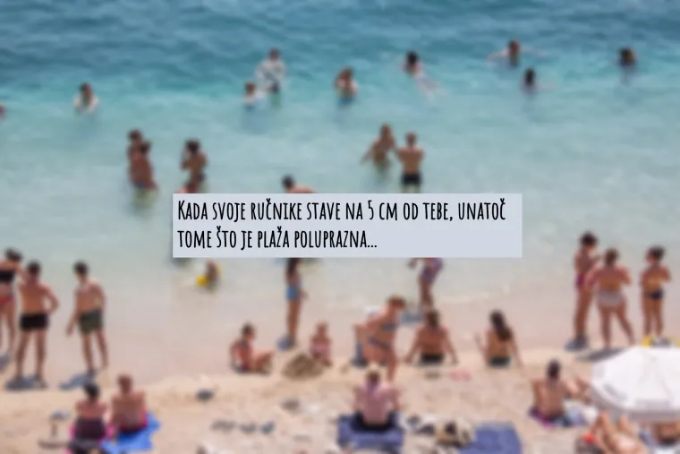 Perverzni 'starčeki', žene s te&scaron;kom &scaron;minkom: TOP 20 gnjavaža i blamaža s va&scaron;ih najdražih plaža