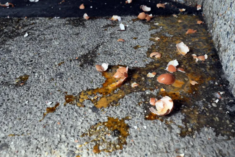 Aktivisti Slobodne Hrvatske su jajima gađali zgradu Ministarstva zdravstva zbog, kako kažu, politike koju provode ministar Kujundžić i HDZ. Snimku su objavili na Facebooku, a poslali su i priopćenje u kojem traže ostavku ministra.