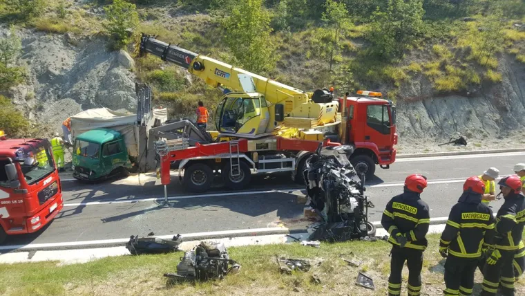 Kr&scaron; i lom na Istarskom ipsilonu