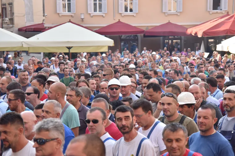 Pula: Radnici Uljanika nastavili &scaron;trajk i zahtjevaju ostavku Uprave