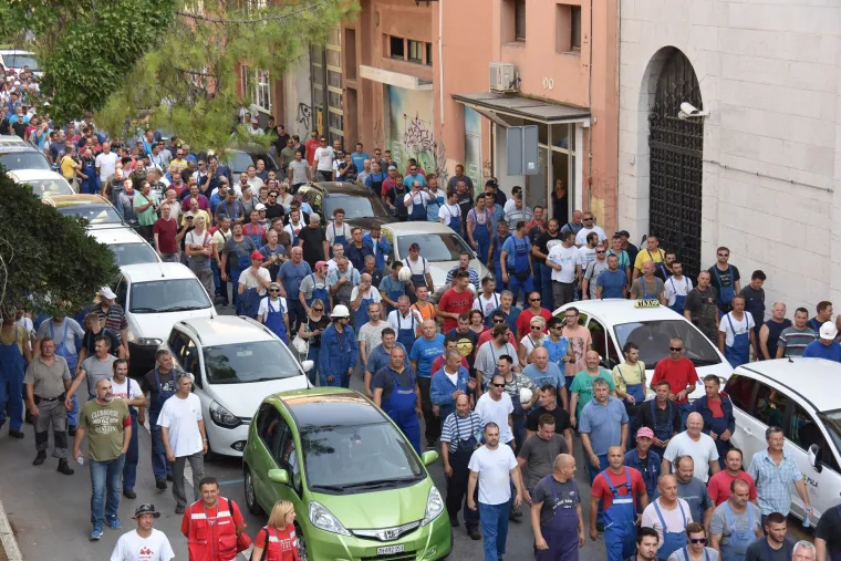 Pula: Radnici Uljanika nastavili &scaron;trajk i zahtjevaju ostavku Uprave