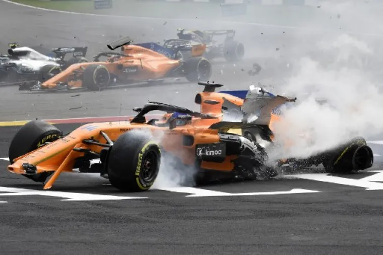 PRIZORI KOJI LEDE KRV U ŽILAMA: Ovako je to izgledalo na početku VN Belgije