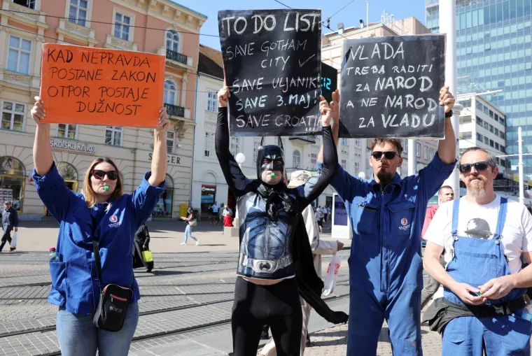 Radnici brodogradili&scaron;ta traže na prosvjedu isplatu svojih plaća