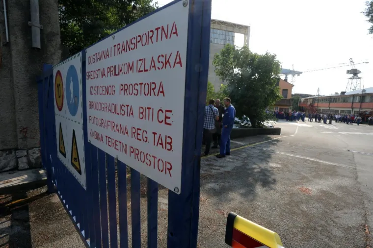 I dalje u &scaron;trajku: Radnici 3. maja blokirali ulaz u brodogradili&scaron;te