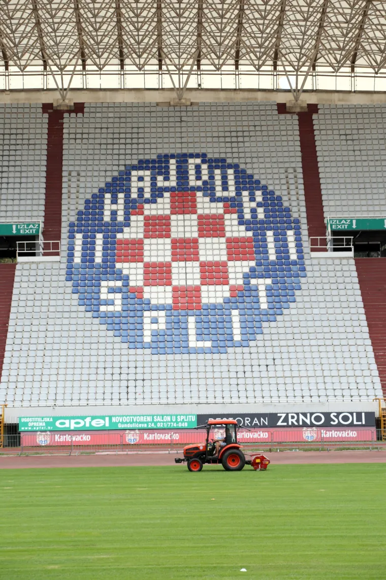 Na Poljudu postavljen novi travnjak: Hoće na njemu Hajduk imati vi&scaron;e sreće?