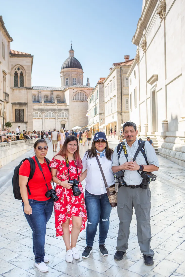 Dubrovnik: Fotoreporter AFP-a Yuri Cortez s obitelji razgledao gradske znamenitosti