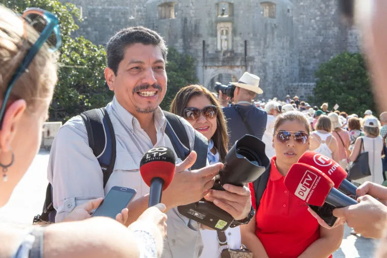 Dubrovnik: Fotoreporter AFP-a Yuri Cortez s obitelji razgledao gradske znamenitosti