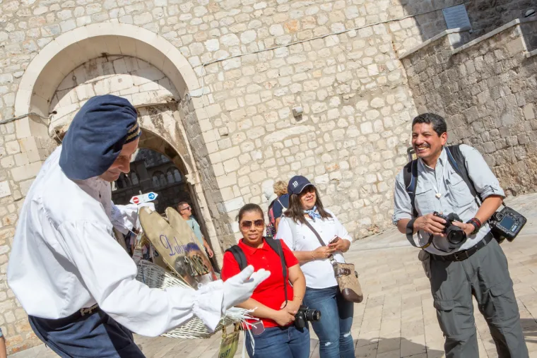 Dubrovnik: Fotoreporter AFP-a Yuri Cortez s obitelji razgledao gradske znamenitosti