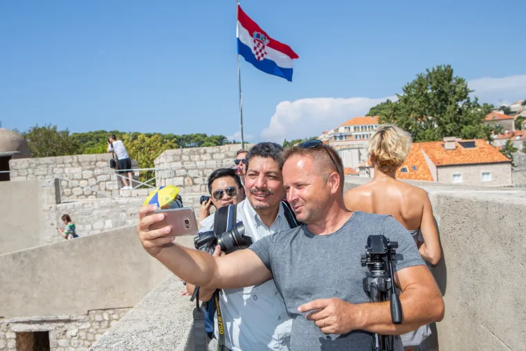 Dubrovnik: Fotoreporter AFP-a Yuri Cortez s obitelji razgledao gradske znamenitosti