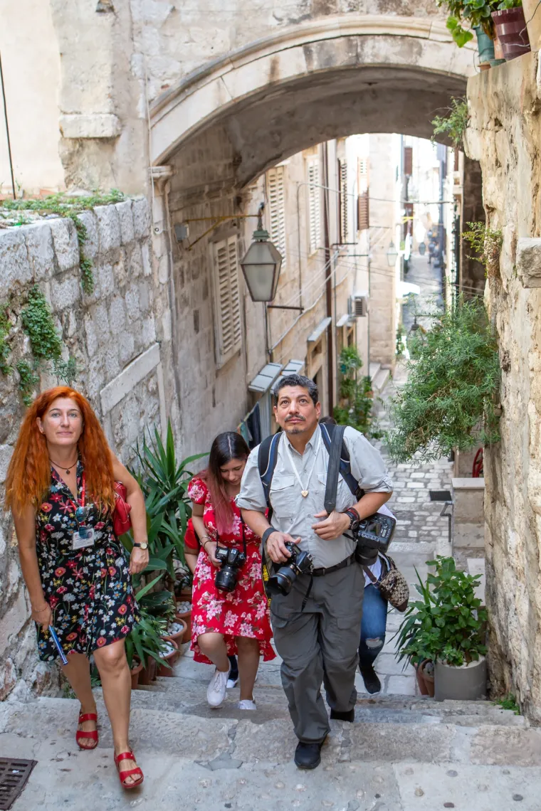 Dubrovnik: Fotoreporter AFP-a Yuri Cortez s obitelji razgledao gradske znamenitosti