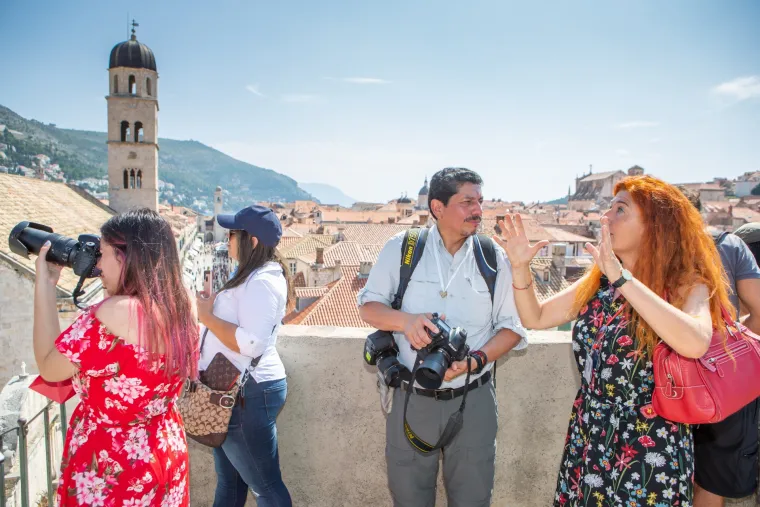 Dubrovnik: Fotoreporter AFP-a Yuri Cortez s obitelji razgledao gradske znamenitosti