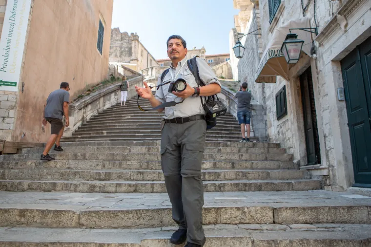 Dubrovnik: Fotoreporter AFP-a Yuri Cortez s obitelji razgledao gradske znamenitosti
