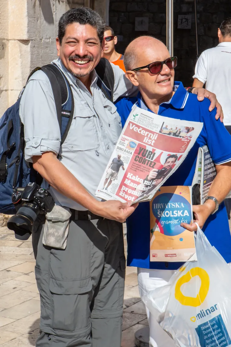 Dubrovnik: Fotoreporter AFP-a Yuri Cortez s obitelji razgledao gradske znamenitosti