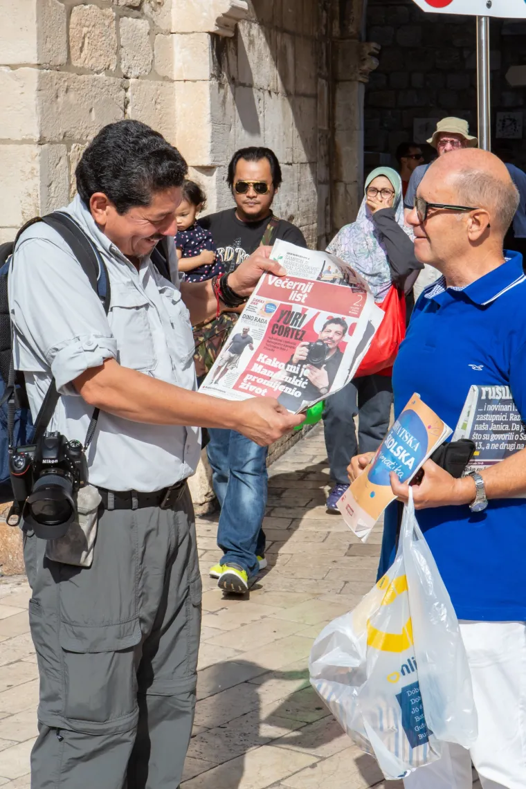 Dubrovnik: Fotoreporter AFP-a Yuri Cortez s obitelji razgledao gradske znamenitosti