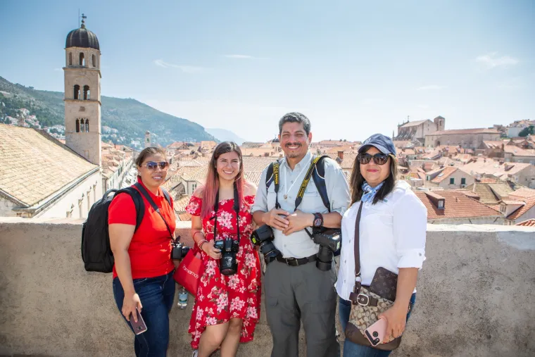 Dubrovnik: Fotoreporter AFP-a Yuri Cortez s obitelji razgledao gradske znamenitosti