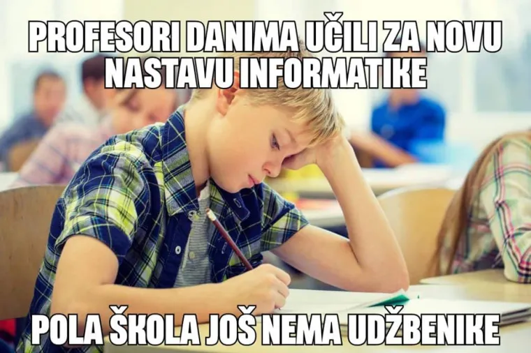 TOP 10 'muka' po reformi &scaron;kolstva iliti &scaron;to se događa kad nestane baterije na tabletu