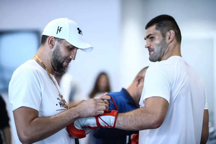 Pogledajte kako je bilo na treningu Filipa Hrgovića uoči subotnjeg meča s Amirom Mansourom