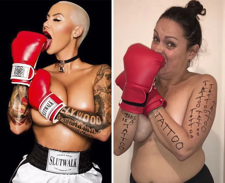 Razbija iluziju: Celeste Barber nastavlja nasmijavati svojim parodijama na fotke slavnih