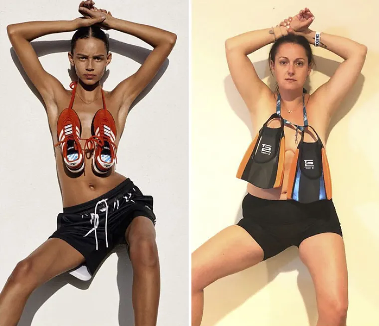 Razbija iluziju: Celeste Barber nastavlja nasmijavati svojim parodijama na fotke slavnih