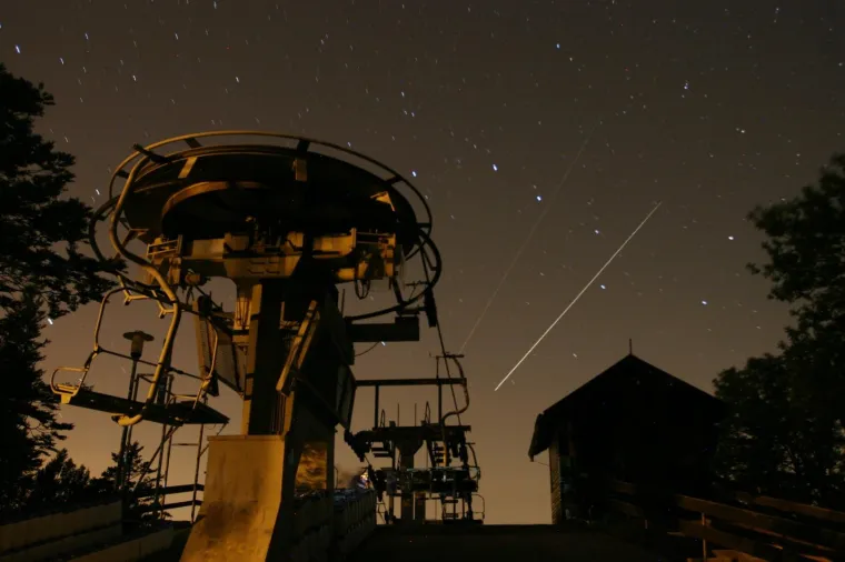 Pogleda na Suze svetog Lovre sa žičare