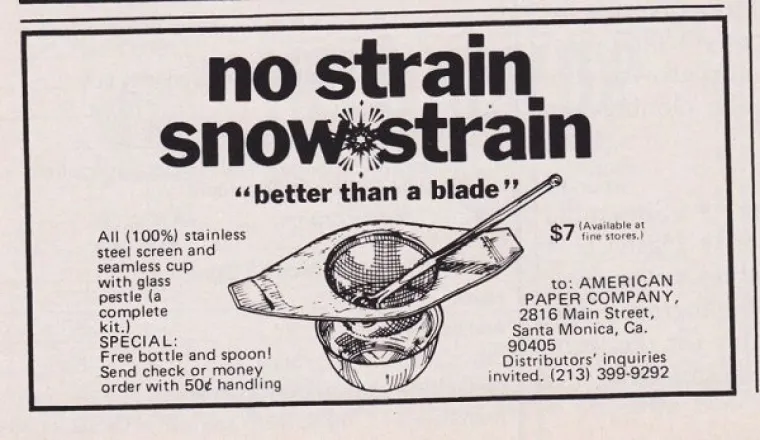 OGLASI KOJI NON&Scaron;ALANTNO REKLAMIRAJU KOKAIN: Tehnički, ogla&scaron;avaju samo pribor, ali budimo realni