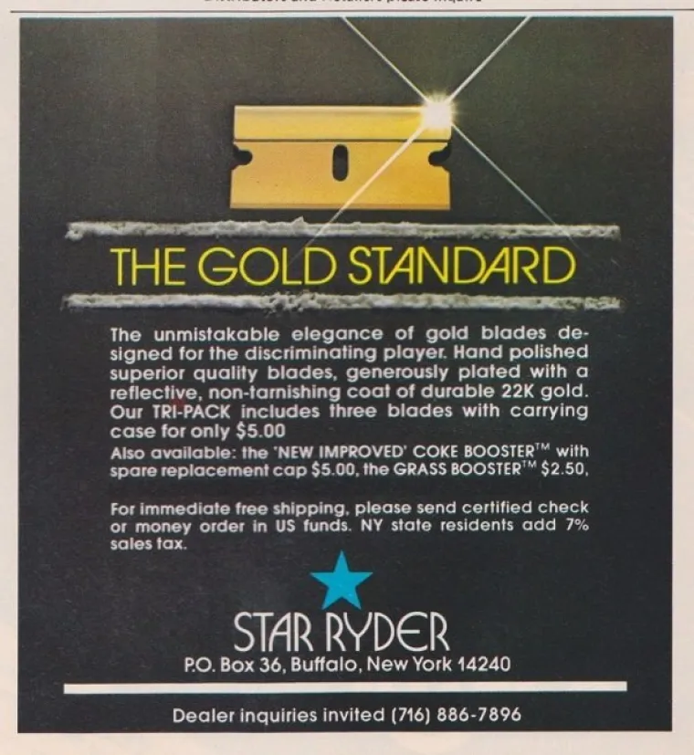 OGLASI KOJI NON&Scaron;ALANTNO REKLAMIRAJU KOKAIN: Tehnički, ogla&scaron;avaju samo pribor, ali budimo realni