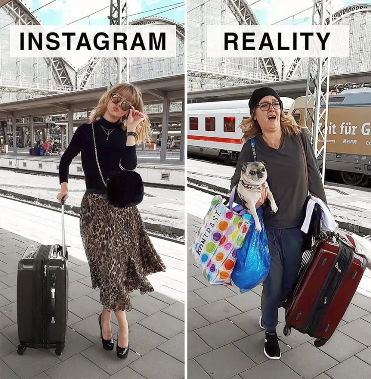 OBIČNA ŽENA SE NARUGALA INSTAGRAMUŠAMA: Urnebesnim fotkama pokazala koliko je sve lažno, ovo morate vidjeti