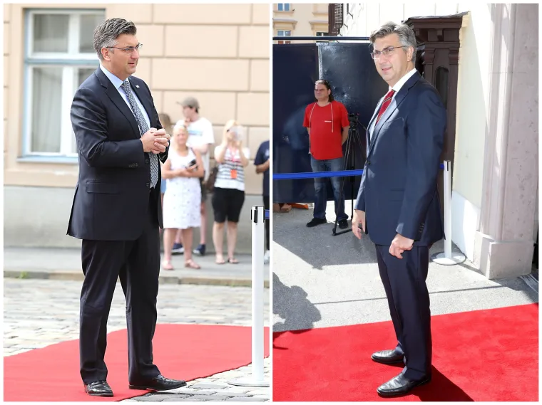 FOTO Vidno mr&scaron;aviji Plenković se pohvalio novom linijom: 'Sada mi je puno lak&scaron;e'