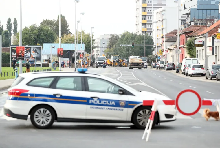 Puknuće vodovodne cijevi, Zagreb