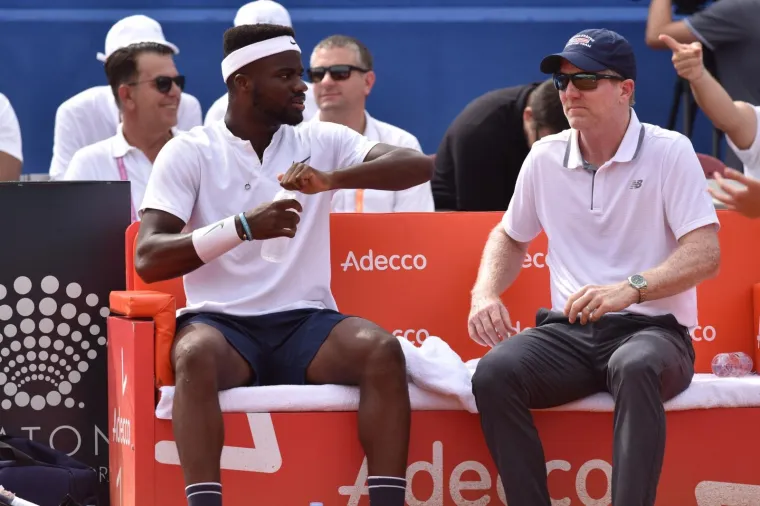 Marin Čilić / Frances Tiafoe u drugome meču Davis Cupa između Hrvatske i SAD-a
