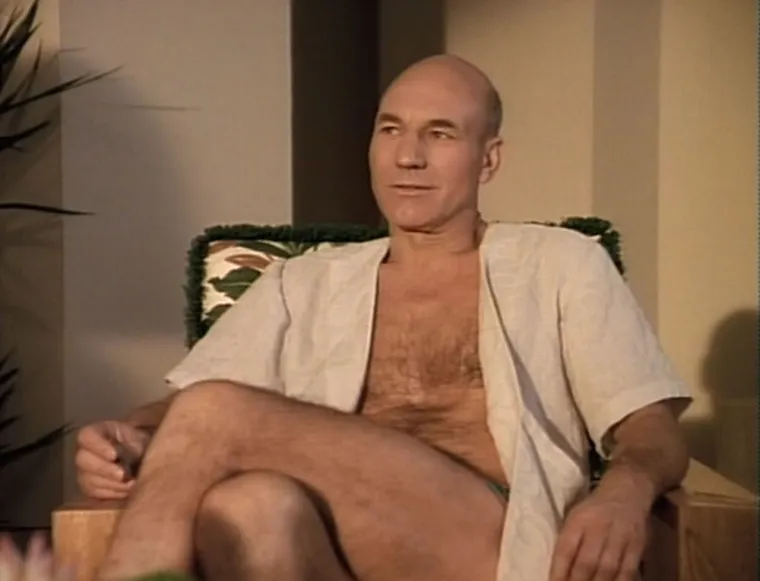I njegov nasljednik kapetan Picard znao se ponekad opustiti...