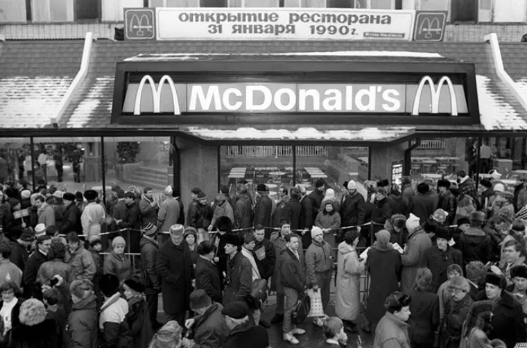 U doba kada je sagrađen, McDonalds u Moskvi bio je najveći na svijetu.