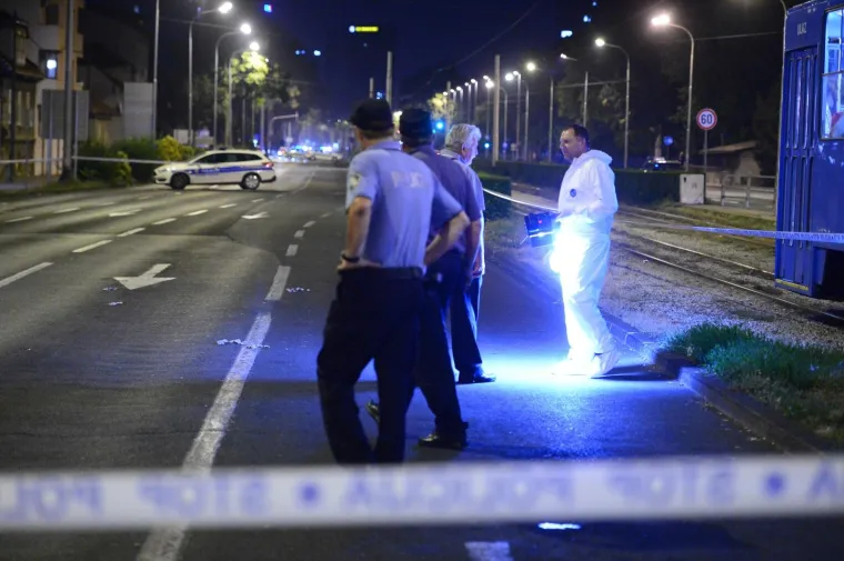 Zagreb: Policijski očevid nakon pucnjave na Vukovarskoj ulici
