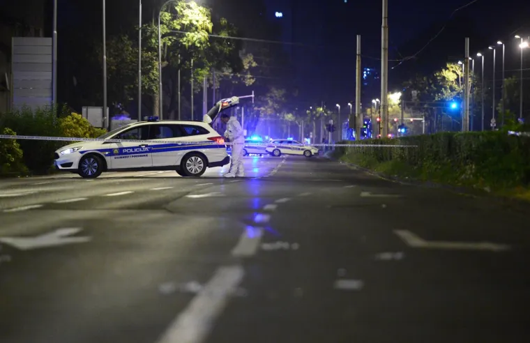 Zagreb: Policijski očevid nakon pucnjave na Vukovarskoj ulici
