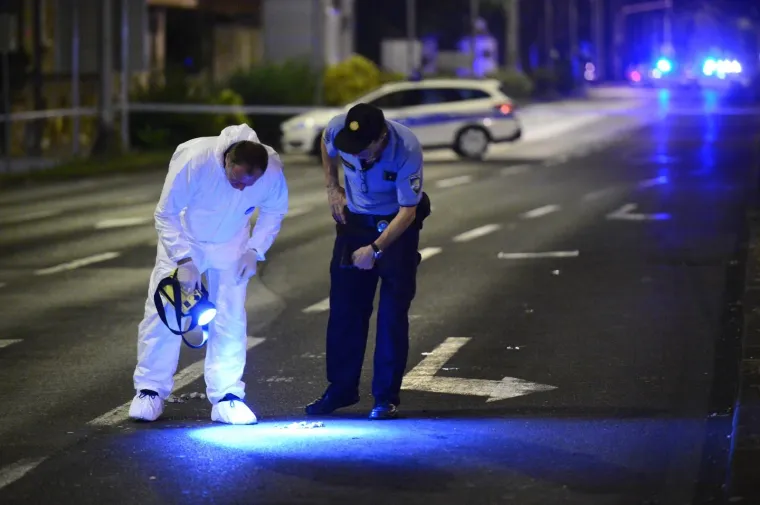 Zagreb: Policijski očevid nakon pucnjave na Vukovarskoj ulici
